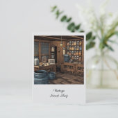 Persoonlijke Winkel van Oude Zoetigheden Algemeen Briefkaart (Staand voorkant)