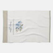 Persoonlijke Winter – Blauwe Bes Botanisch Theedoek (Horizontaal)