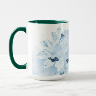 Persoonlijke Winter Dooi Blauwe IJskristal Mok