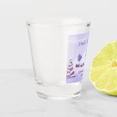 Persoonlijke Winter Mountain Bachelorette Shot Glas (Links)