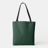 Persoonlijke Winter Waterverf Hulst & Bessen Tote Bag (Achterkant)