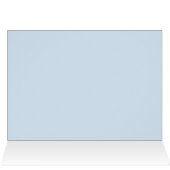 Persoonlijke Winter White Roses Pattern Note Card (Binnen Horizontaal (Boven))