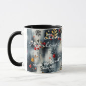 Persoonlijke Winter Wonderland Mok - Aangepaste Na (Links)