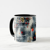 Persoonlijke Winter Wonderland Mok - Aangepaste Na (Voorkant links)