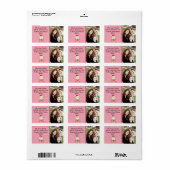 Persoonlijke winteraap in Santa Mailing Label (Full Sheet)