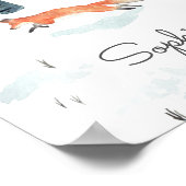 Persoonlijke Winterfox Poster (Hoek)