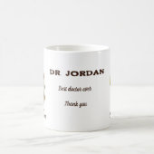 Persoonlijke Winterpinguïn “Beste Dokter Ooit” Koffiemok (Center)