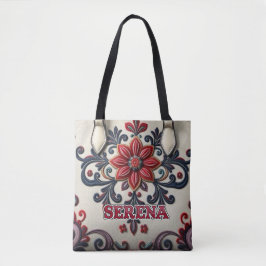 Persoonlijke Winterroos: Tote Bag