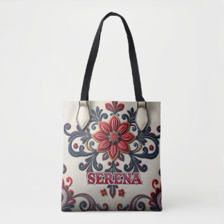 Persoonlijke Winterroos: Tote Bag