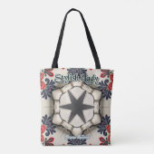 Persoonlijke Winterroos: Tote Bag (Achterkant)