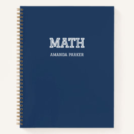 Persoonlijke Wiskunde Grath School Agenda Navyblau