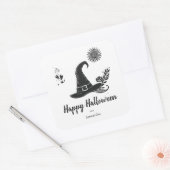 Persoonlijke Witchcore Halloween Sticker Label (Envelop)