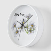 Persoonlijke witte Daisy Clock (Hoek)