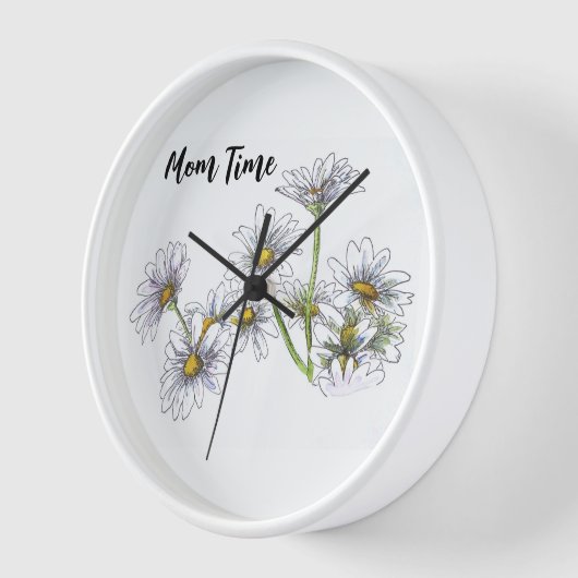 Persoonlijke witte Daisy Clock (Hoek)