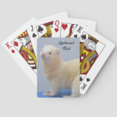 Persoonlijke Witte dichter Pokerkaarten (Achterkant)