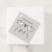 Persoonlijke Witte Doves Weddenschap voor Labels (In situ)