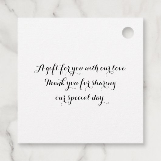 Persoonlijke Witte Doves Weddenschap voor Labels (Achterkant)