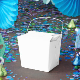 Persoonlijke witte favorietendozen – Take Out 2x2x Bedankdoosjes