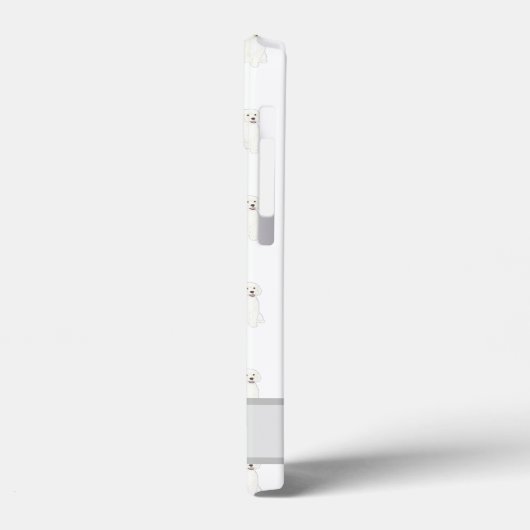 Persoonlijke witte gouden hond Case-Mate iPhone case (Achterkant / Links)