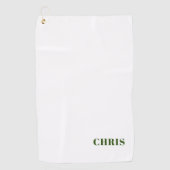 Persoonlijke witte handdoek (Voorkant)