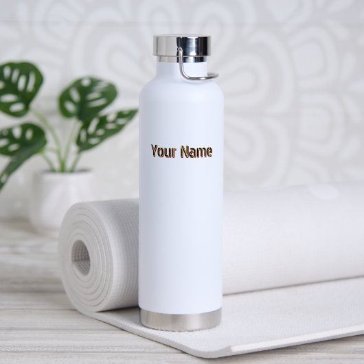 Persoonlijke witte kleur met moderne aanpassing waterfles (Yoga (Gedraaid) )