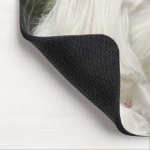 Persoonlijke witte Maltese puppy Dog Muismat (Hoek)