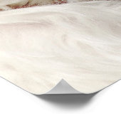 Persoonlijke witte Maltese puppy Dog Poster (Hoek)