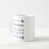 Persoonlijke witte Mok - Wazzock - Funny Mug (Voorkant links)