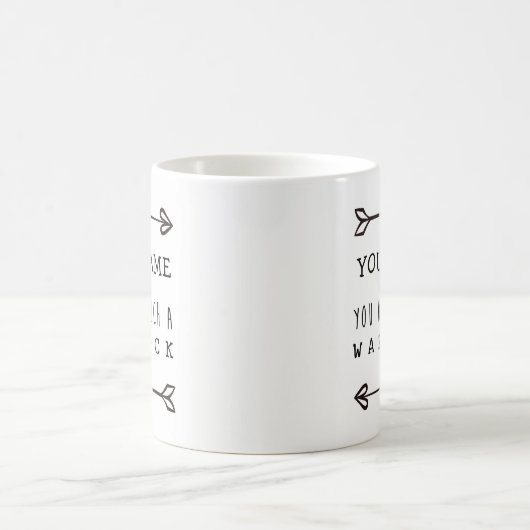 Persoonlijke witte Mok - Wazzock - Funny Mug (Center)