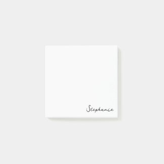 Persoonlijke witte script Post-it plakbriefjes Post-it® Notes