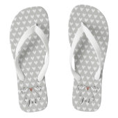 Persoonlijke Witte Teenslippers voor weduwschap (Voetbed)