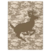 Persoonlijke woestijn Digitale Camouflage Deer Cam Klembord (Achterkant)