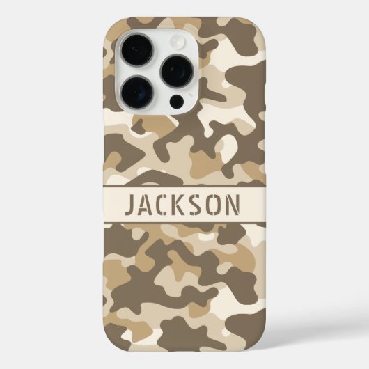 Persoonlijke woestijncamouflage Case-Mate iPhone case (Achterkant)