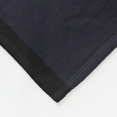 Persoonlijke Wolf in de sneeuw Fleece Deken (Hoek)