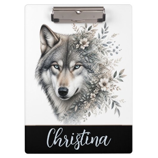 Persoonlijke Wolf Klembord (Voorkant)