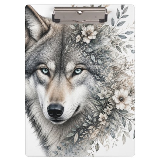 Persoonlijke Wolf  Klembord (Voorkant)