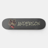 Persoonlijke Wolf Persoonlijk Skateboard (Horizontaal)
