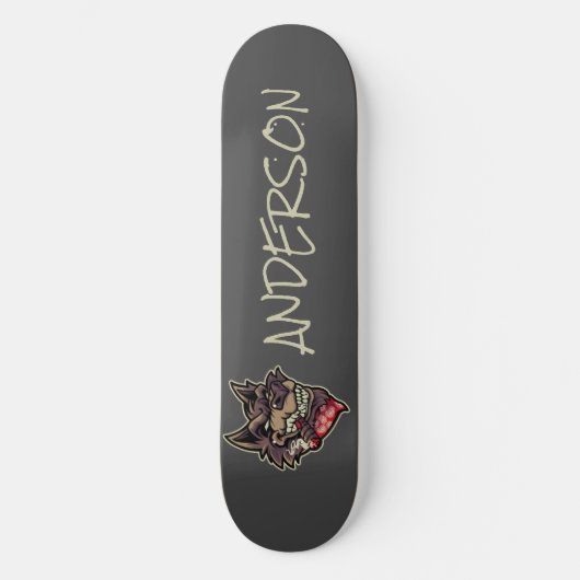 Persoonlijke Wolf Persoonlijk Skateboard (Voorkant)