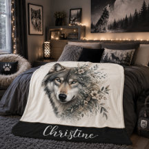 Persoonlijke Wolf Sherpa Deken