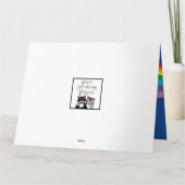 Persoonlijke wolk, regen en zon Moederdag Kaart (Achterkant)