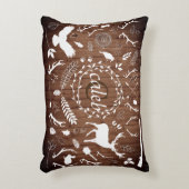 Persoonlijke Woodland Baby Boy Nursery Decor Barn Accent Kussen (Voorkant(Verticaal))