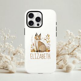 Persoonlijke Woodland Bobcat Cute Case-Mate iPhone Case
