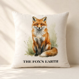 Persoonlijke Woodland Fox Northwoods Gezellige Hui Kussen