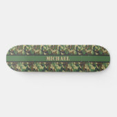Persoonlijke Woodland Militairy Camo Print Persoonlijk Skateboard (Horizontaal)