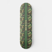 Persoonlijke Woodland Militairy Camo Print Persoonlijk Skateboard (Voorkant)