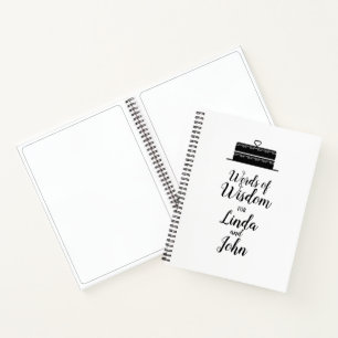 Persoonlijke woorden van Wisdom Wedding Guestbook Notitieboek