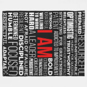 Persoonlijke Word Cloud Sherpa Fleece Deken (Voorkant (Horizontaal))