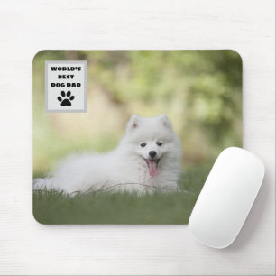 Persoonlijke World's Best Dog Dad Aangepaste Foto Muismat