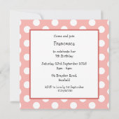 Persoonlijke worst Dog Dachshund Birthday Uitnodig (Achterkant)