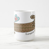 Persoonlijke worst Dog Dachshund-Mok Koffiemok (Center)